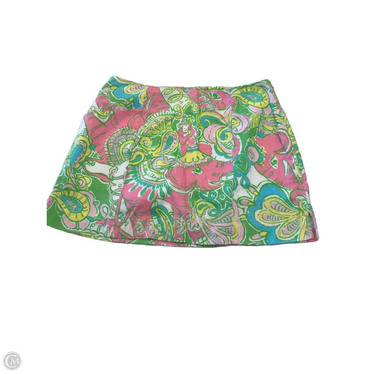 Skort Designer By Lilly Pulitzer In Multi-colored, Size: 0