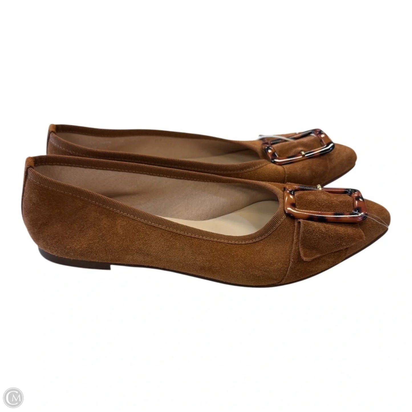 Sandals Flats By Clothes Mentor In Brown, Size: 8