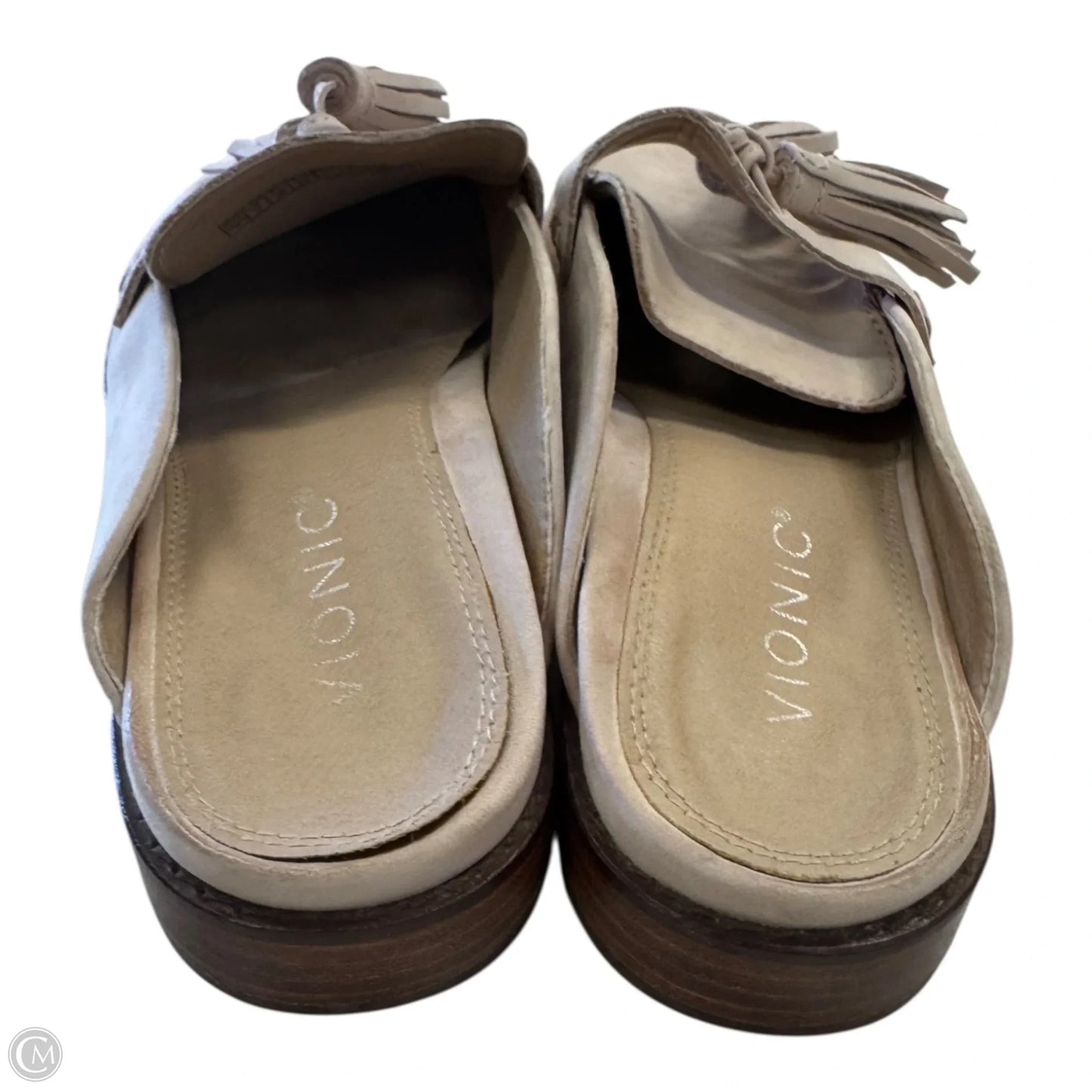 Sandals Heels Block By Vionic In Beige, Size: 7