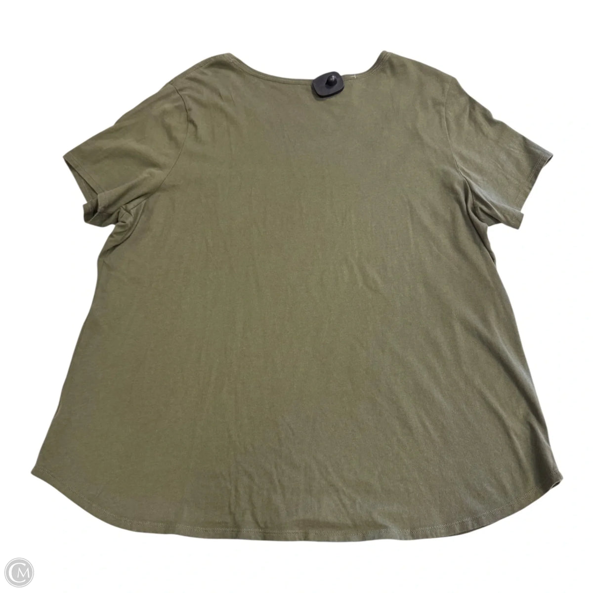 Top Short Sleeve Basic By Old Navy In Green, Size: Xxl