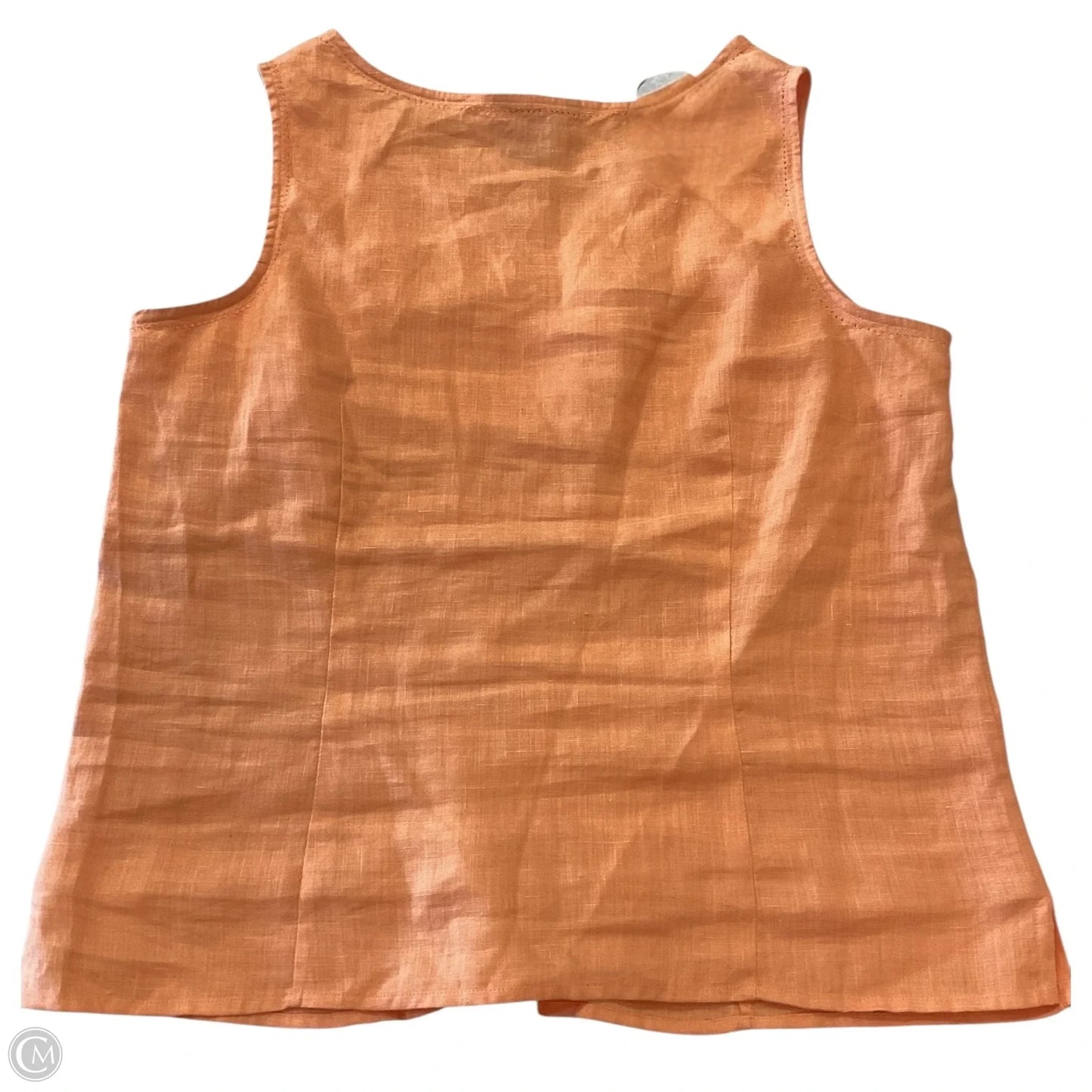 Top Sleeveless By Sunny Leigh In Orange, Size: L