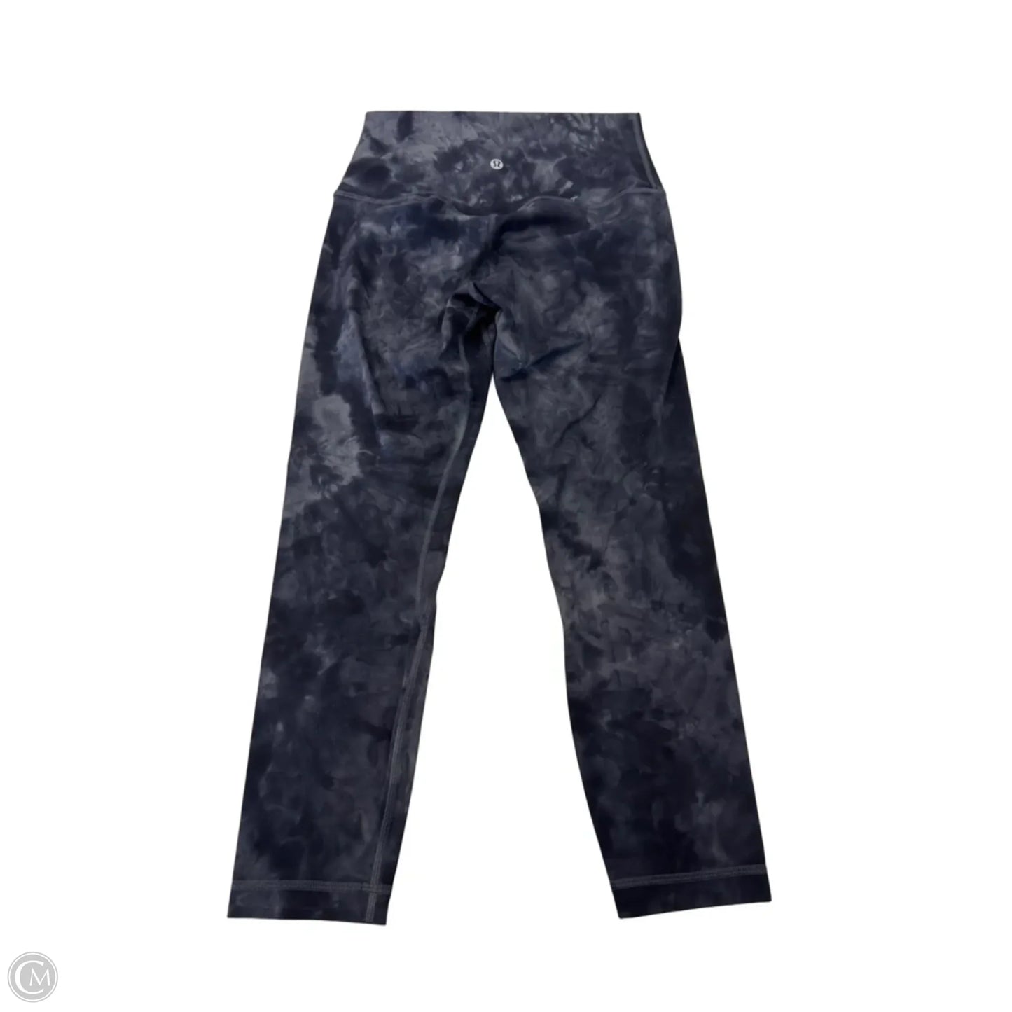 Pants Leggings By Lululemon In Black & Grey, Size: 6