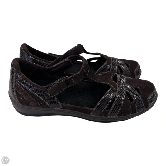 Sandals Sport By Clothes Mentor In Brown, Size: 10.5