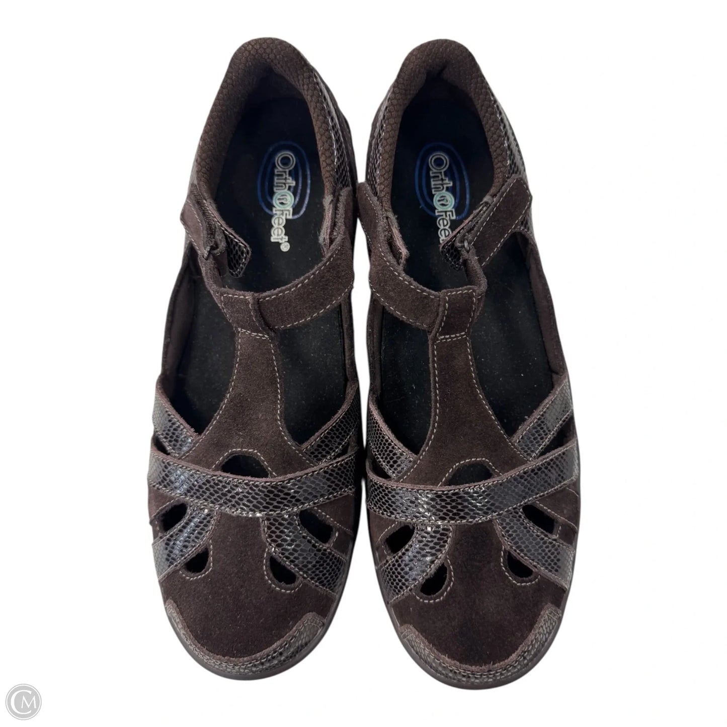 Sandals Sport By Clothes Mentor In Brown, Size: 10.5