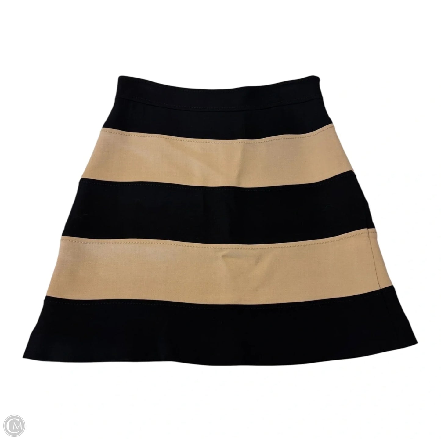 Skirt Designer By Kate Spade In Black & Brown, Size: 10