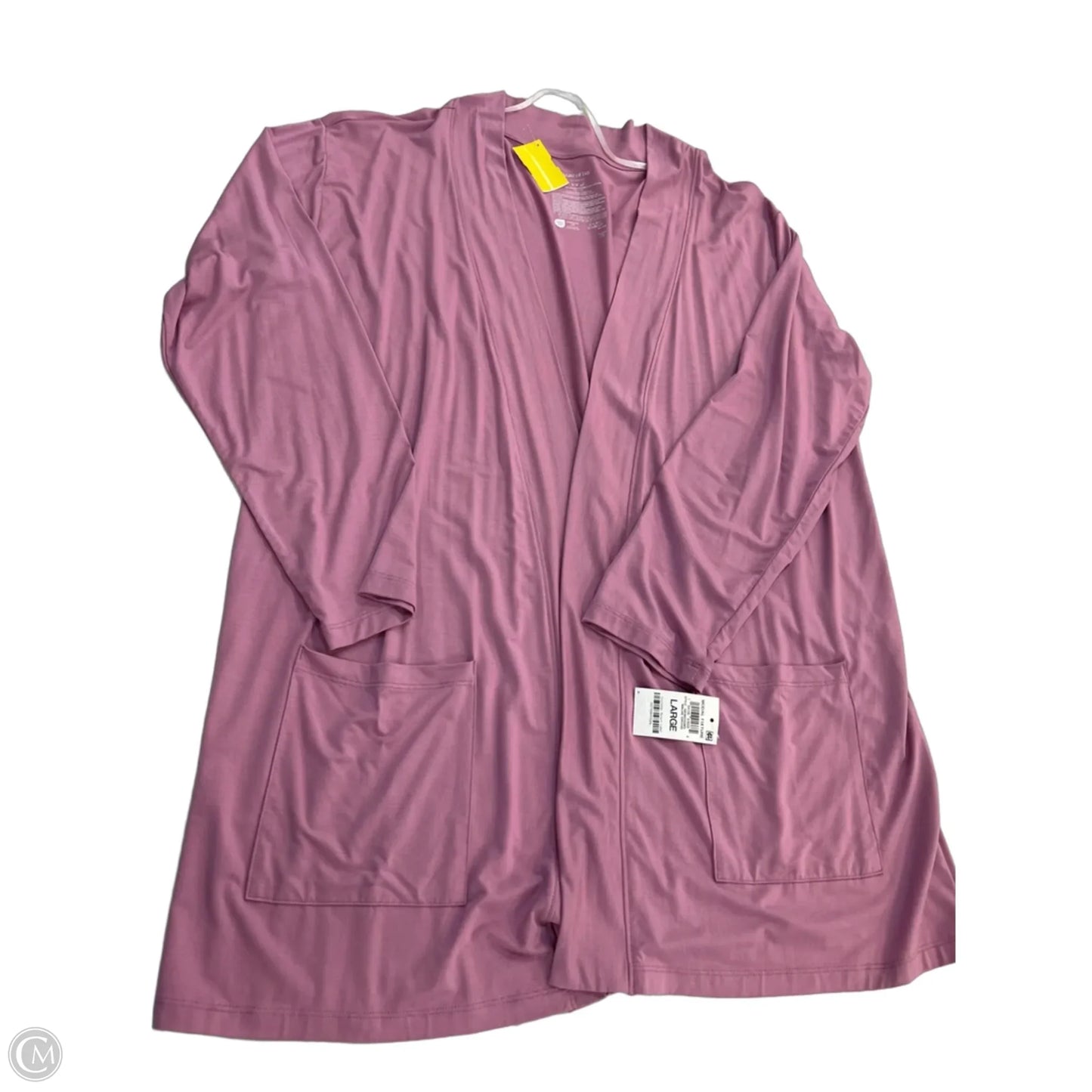 Cardigan By Clothes Mentor In Purple, Size: L