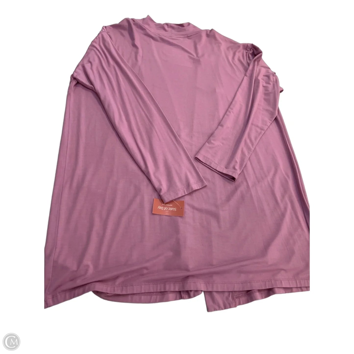 Cardigan By Clothes Mentor In Purple, Size: L