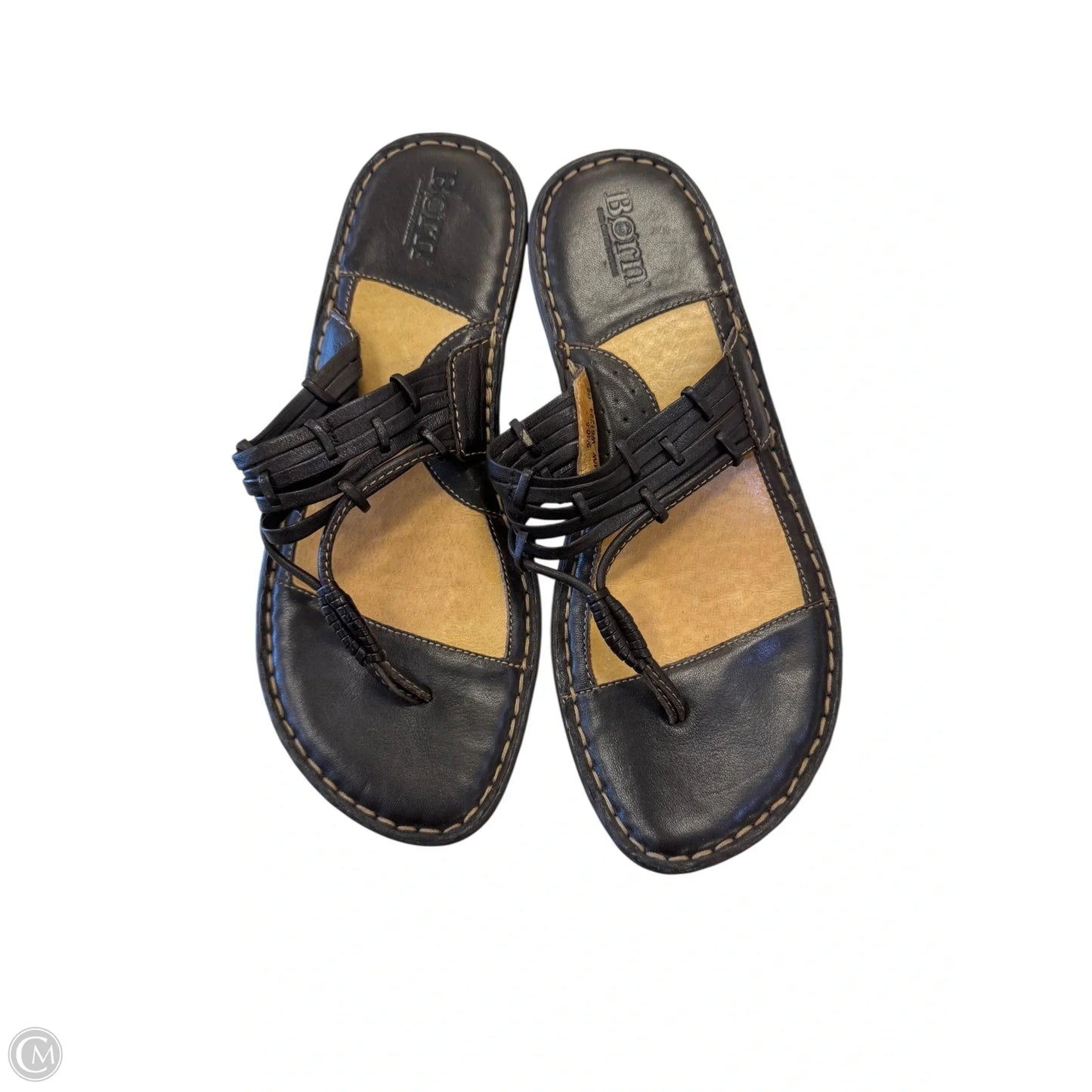 Sandals Flip Flops By Born In Brown, Size: 9