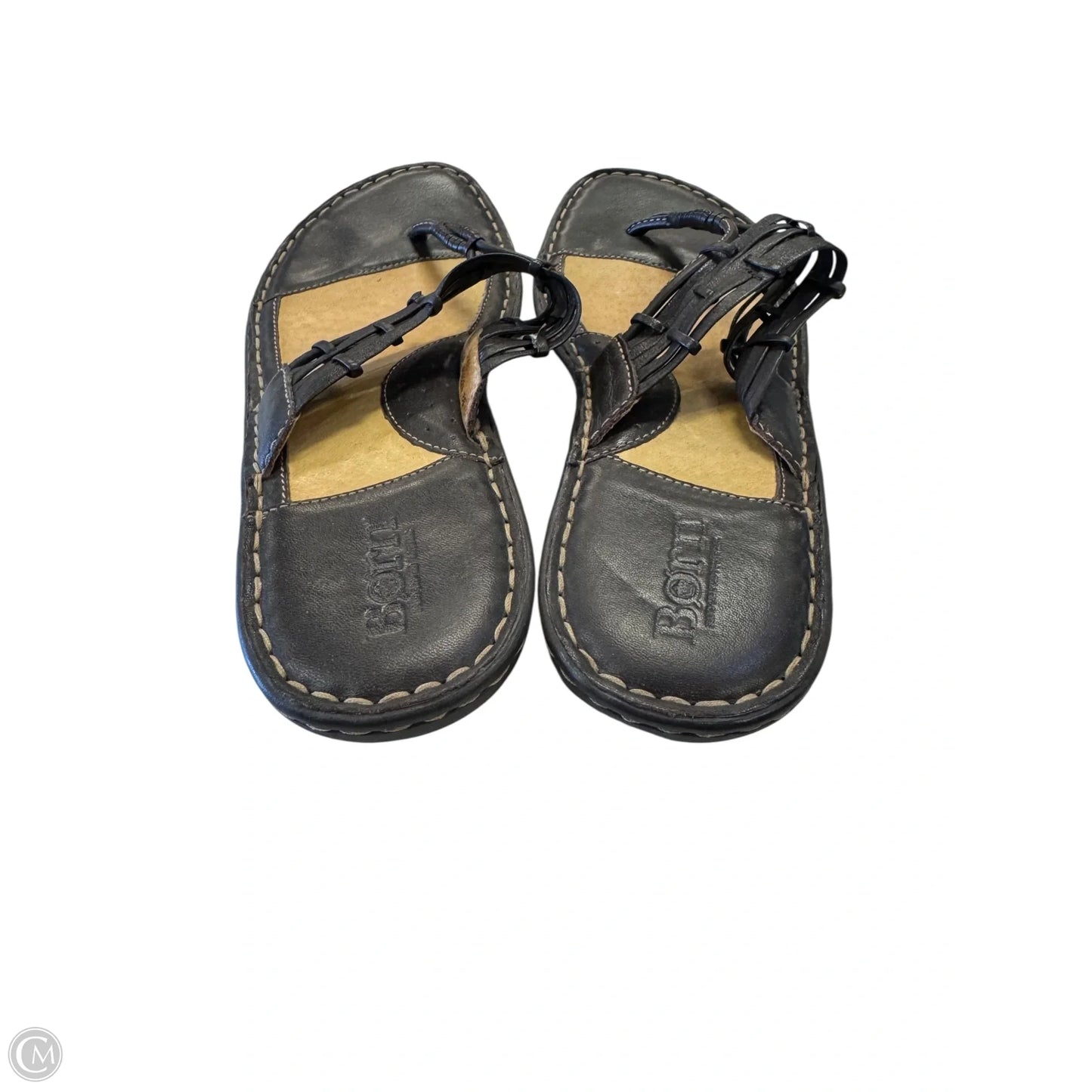 Sandals Flip Flops By Born In Brown, Size: 9