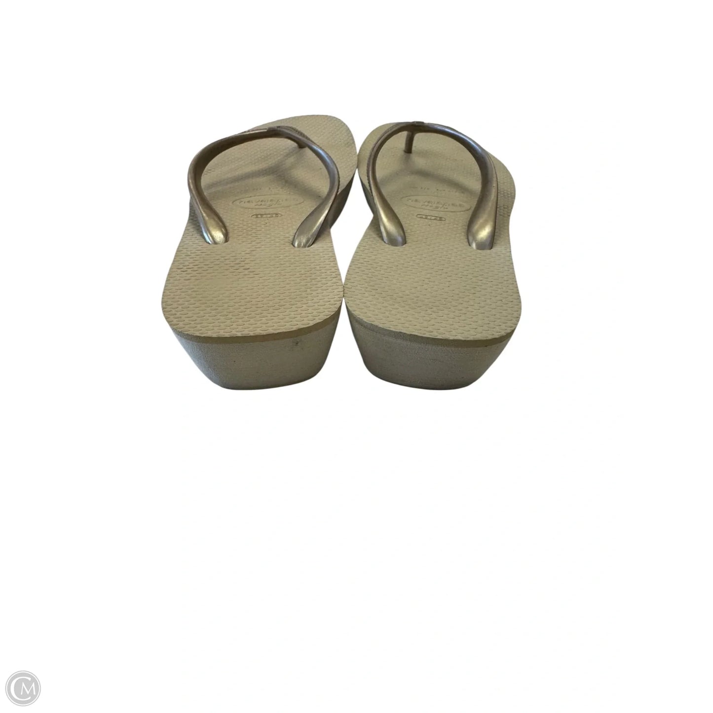 Sandals Flip Flops By Havaianas In Beige, Size: 8.5
