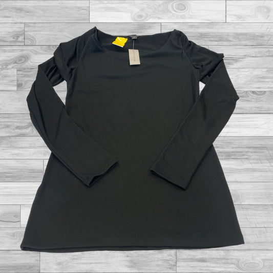 Top Long Sleeve By Ann Taylor In Black, Size: M