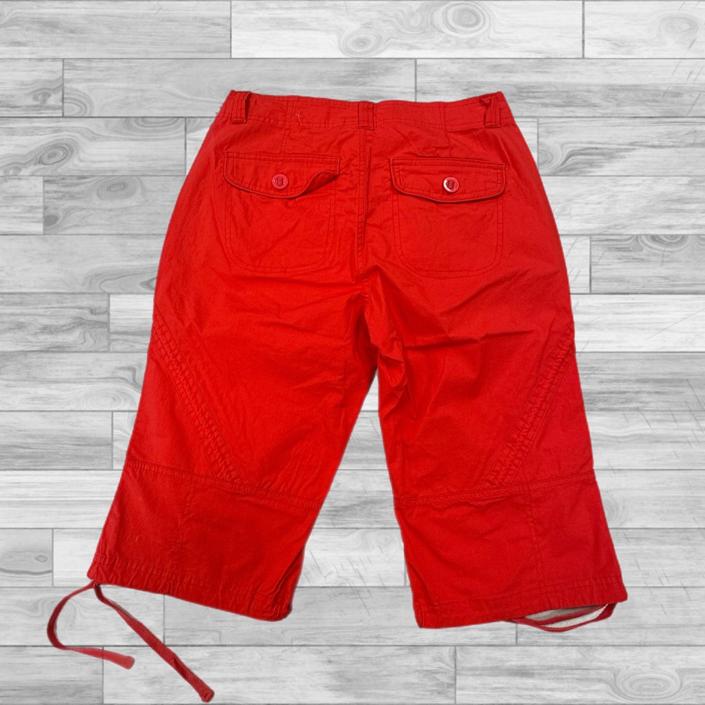 Red Capris Cmc, Size 4