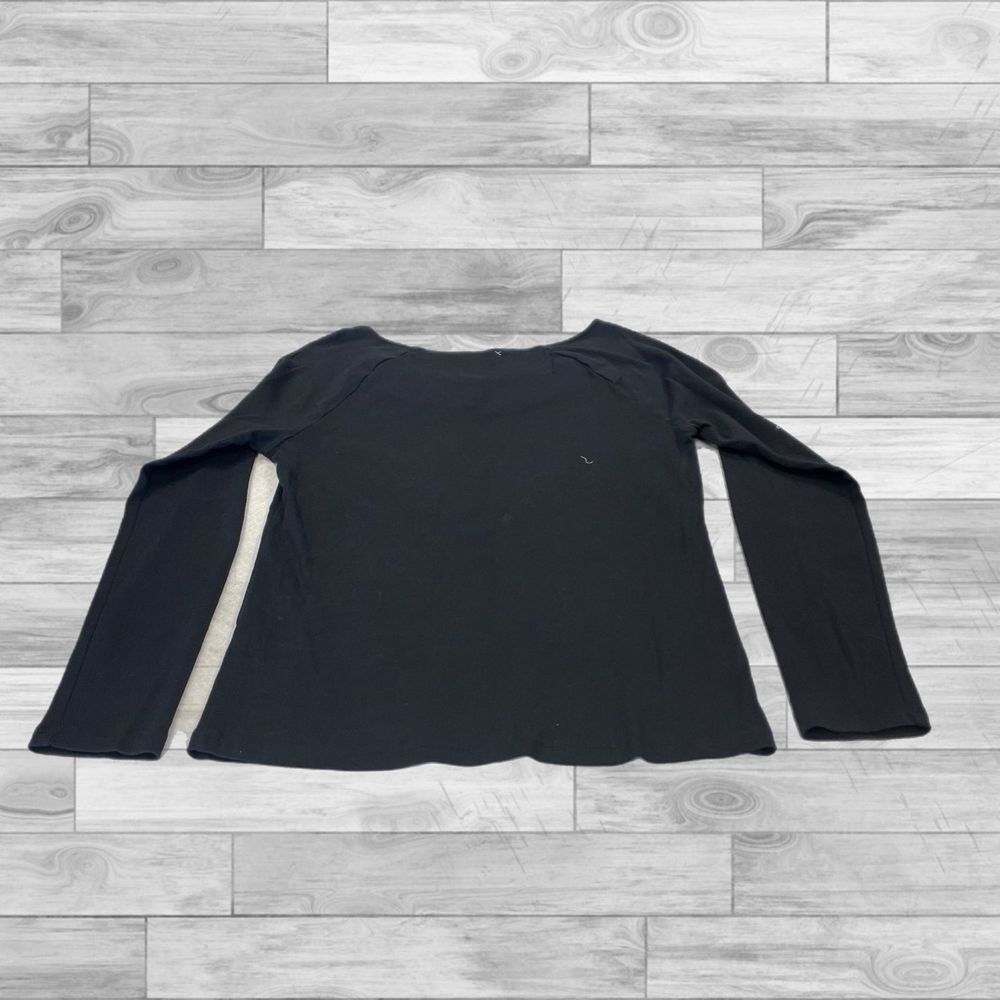 Top Long Sleeve By Talbots In Black, Size: L