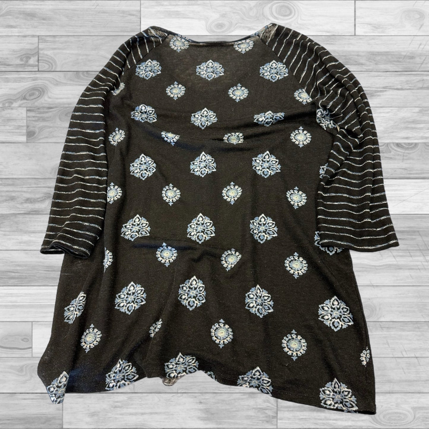 Top 3/4 Sleeve By J Jill In Black, Size: S