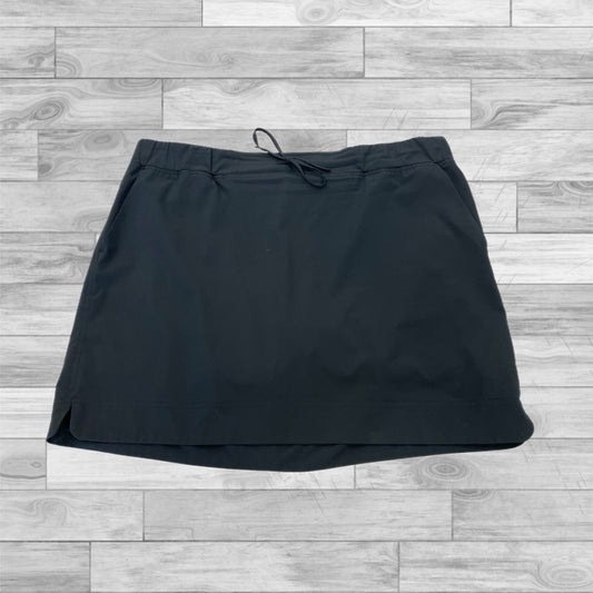 Skort By J Jill In Black, Size: Petite Large