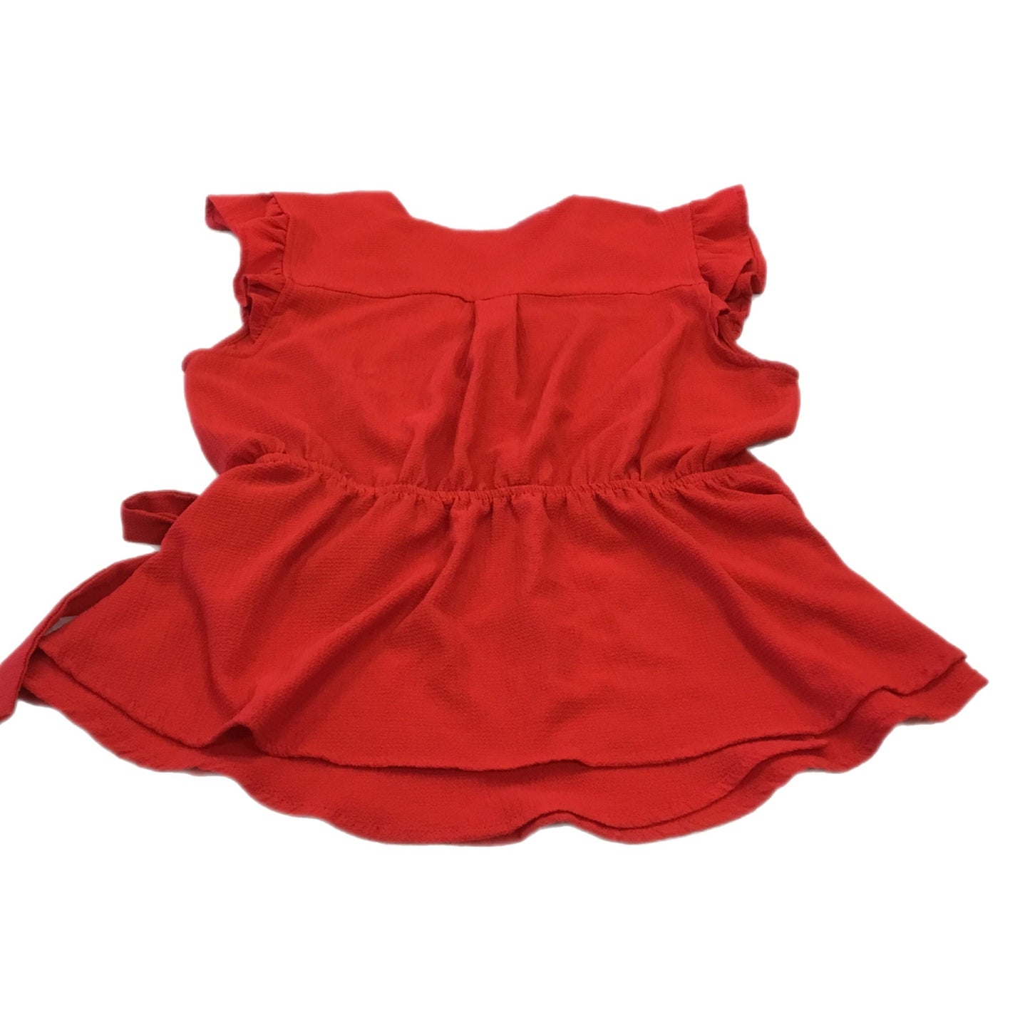 Top Sleeveless By Monteau In Red, Size: Xl