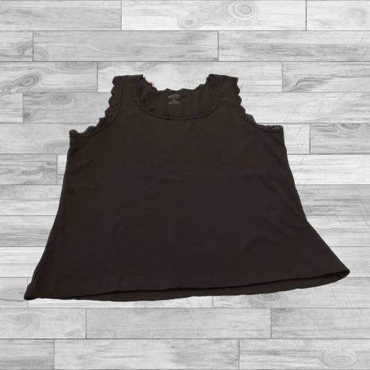 Tank Basic Cami By Talbots In Brown, Size: Xl