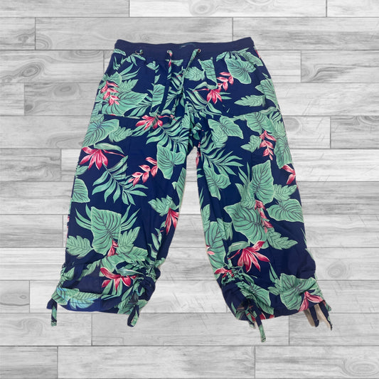 Capris By Caribbean Joe In Tropical, Size: S