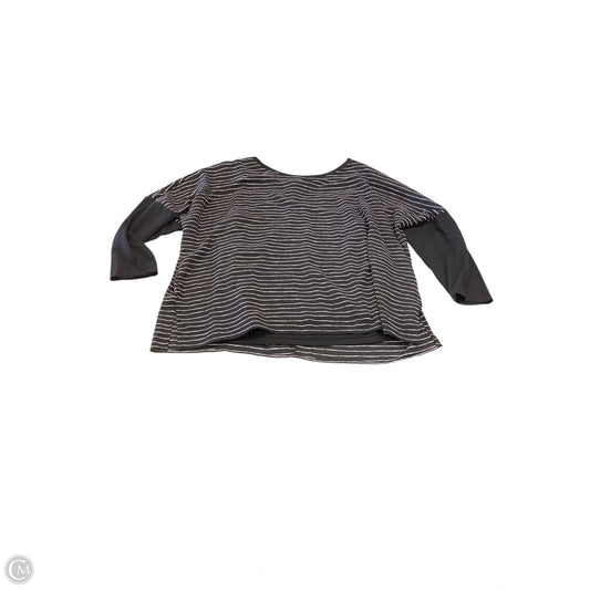 Top 3/4 Sleeve By Chicos In Black, Size: 1