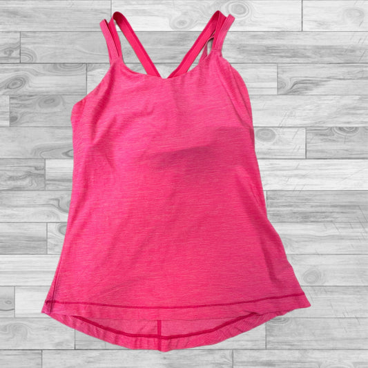 Athletic Tank Top By Danskin In Pink, Size: S