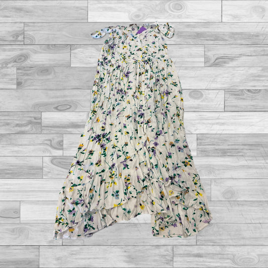 Floral Print Dress Casual Midi Loft, Size 14