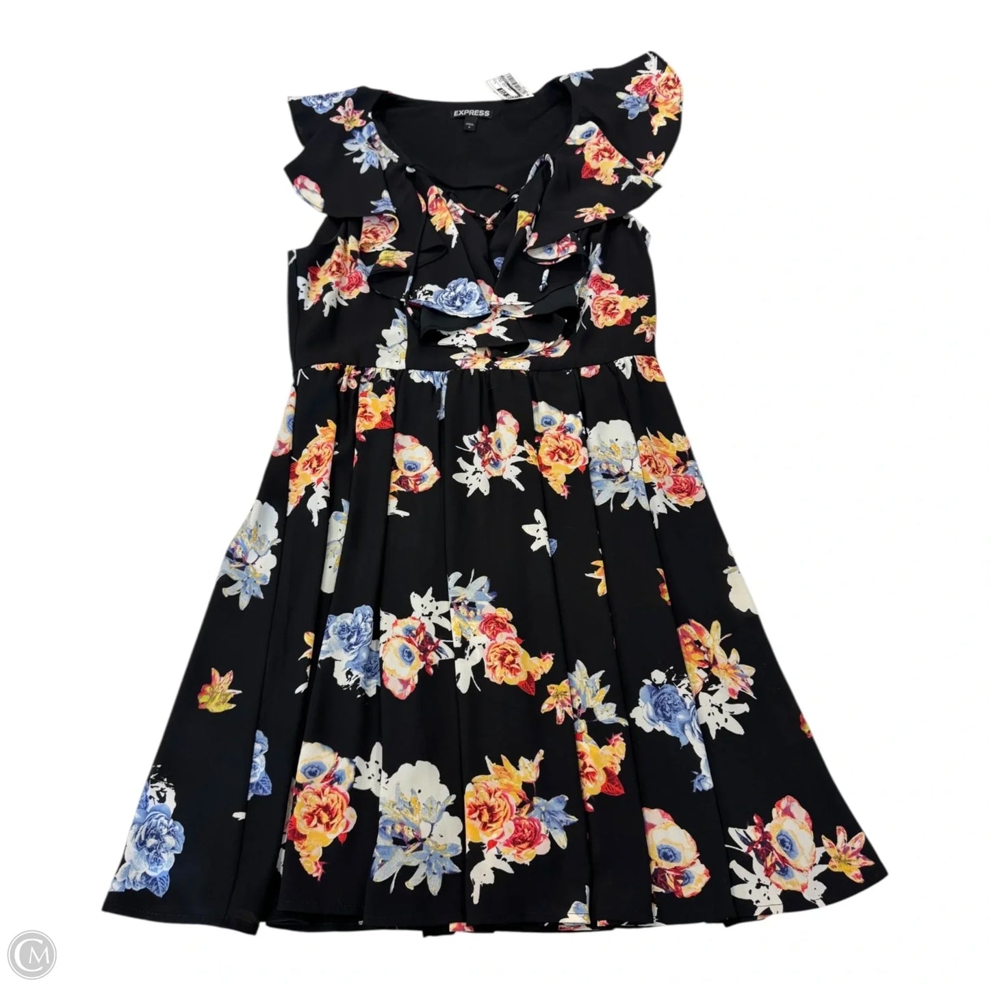 Dress Casual Short By Express In Floral Print, Size: S
