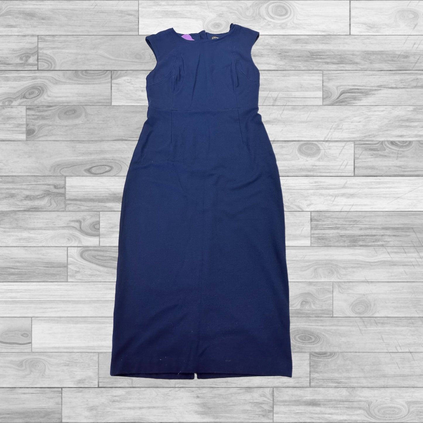 Dress Casual Midi By Express In Navy, Size: 4