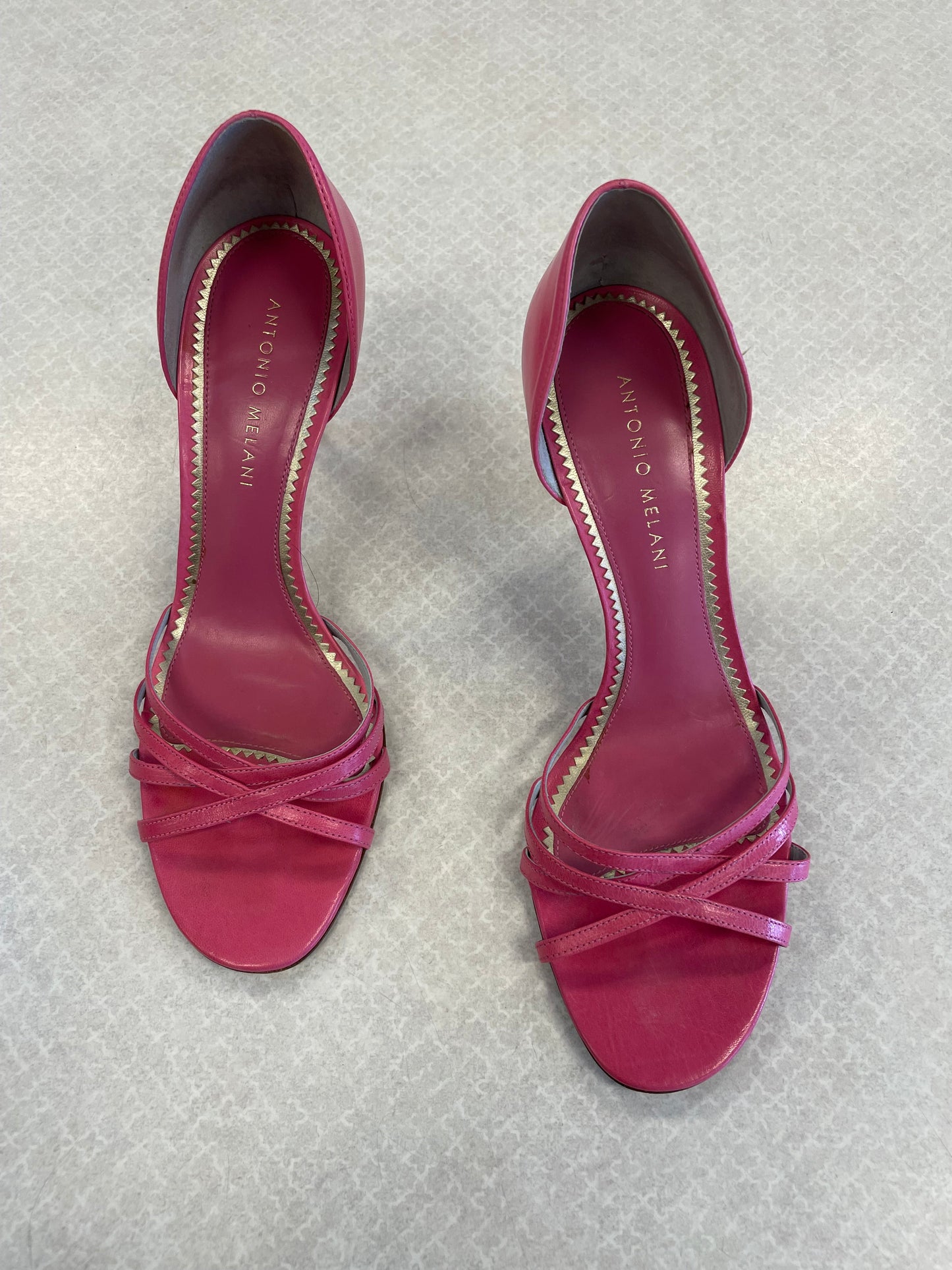 Pink Shoes Heels Kitten Antonio Melani, Size 7.5