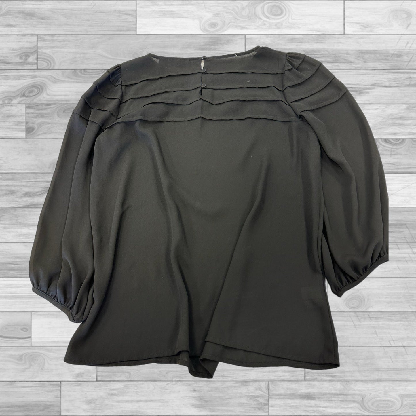 Top Long Sleeve By Loft In Black, Size: S