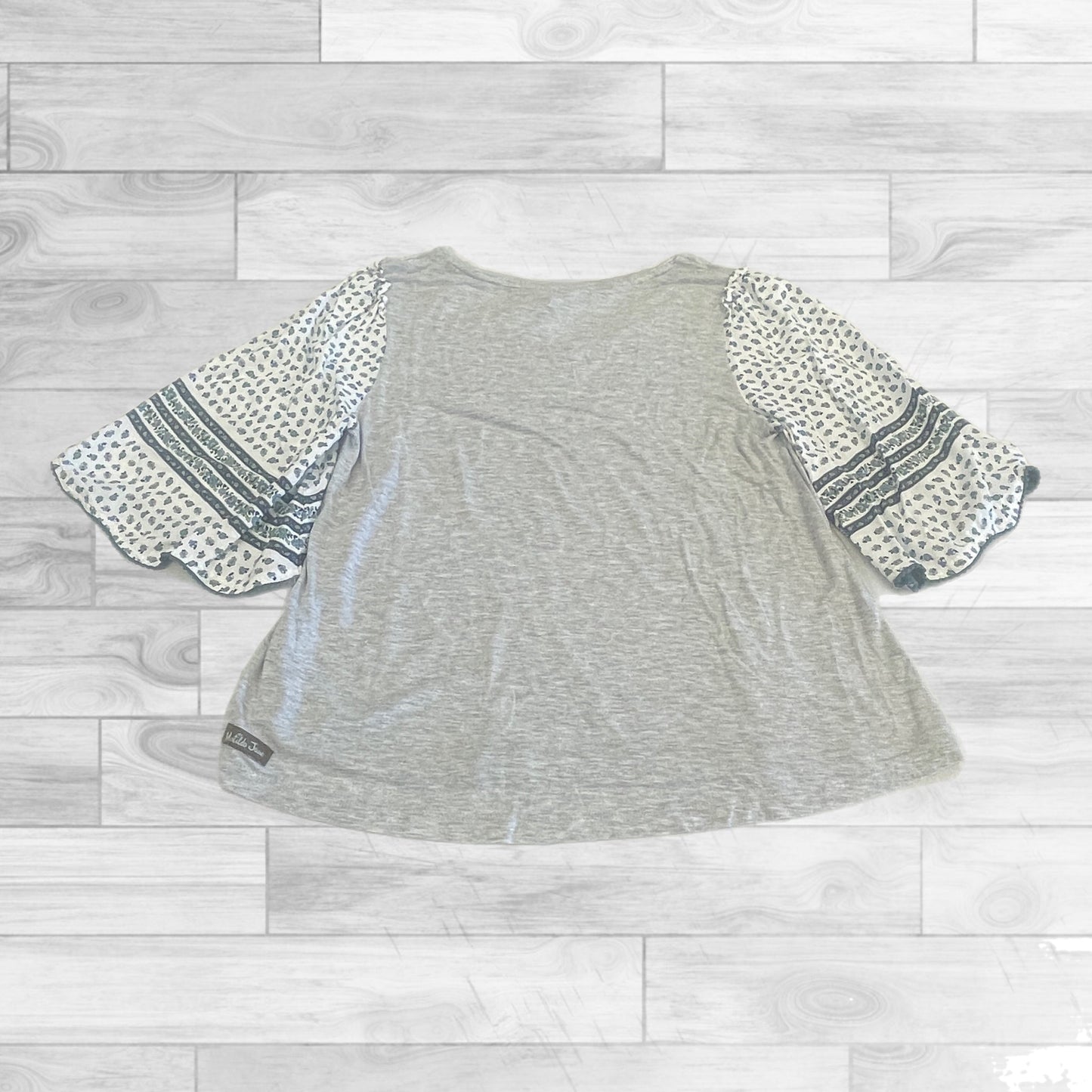 Grey Top Short Sleeve Matilda Jane, Size S