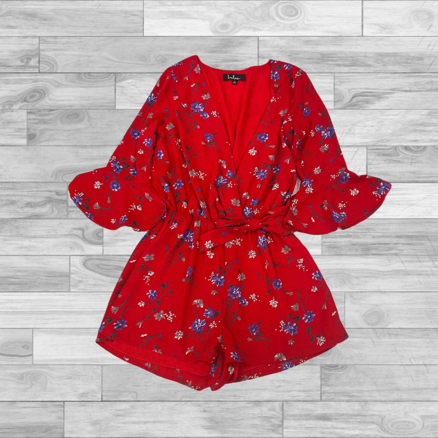 Red Romper Lulus, Size S