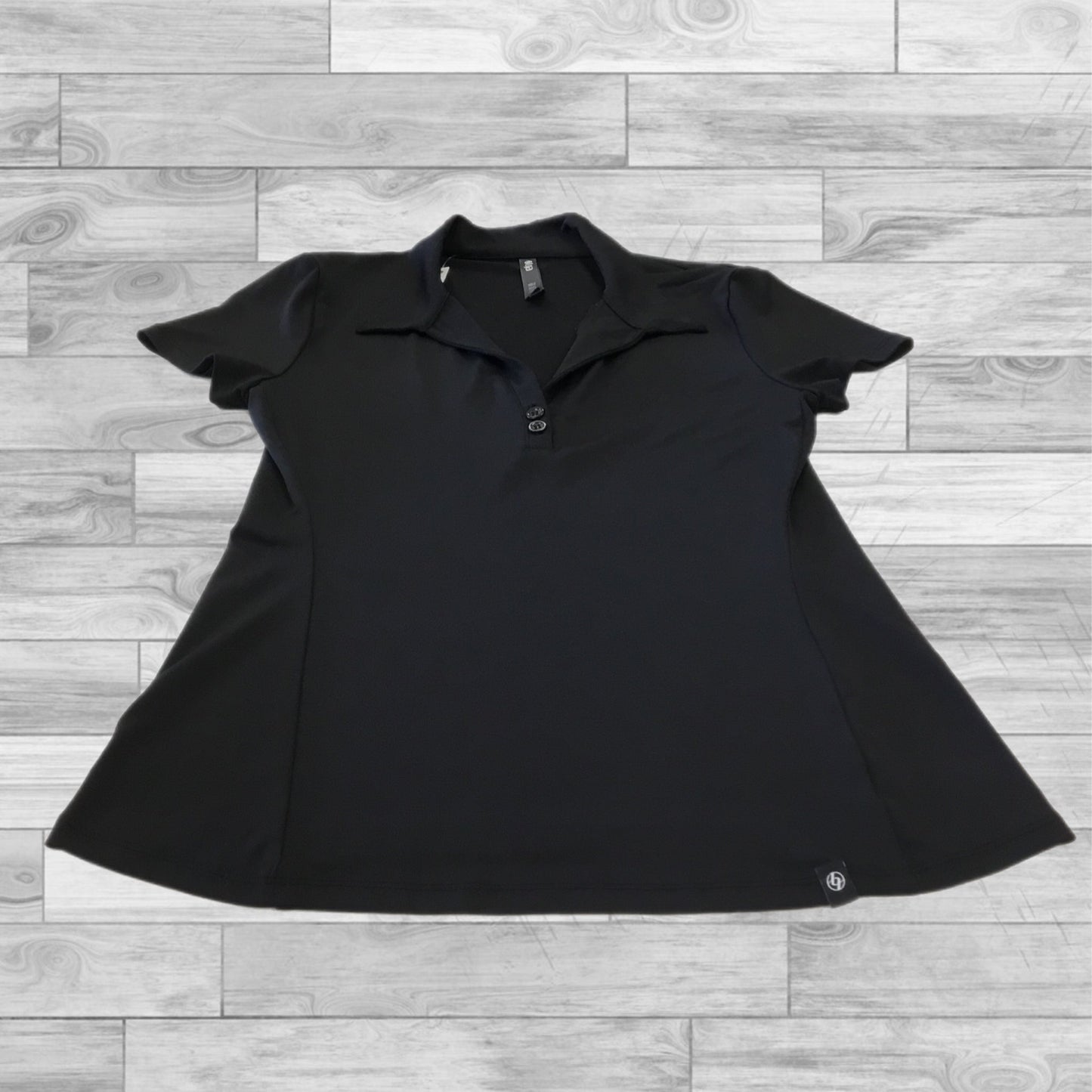 Athletic Top Short Sleeve By Clothes Mentor In Black, Size: Xs