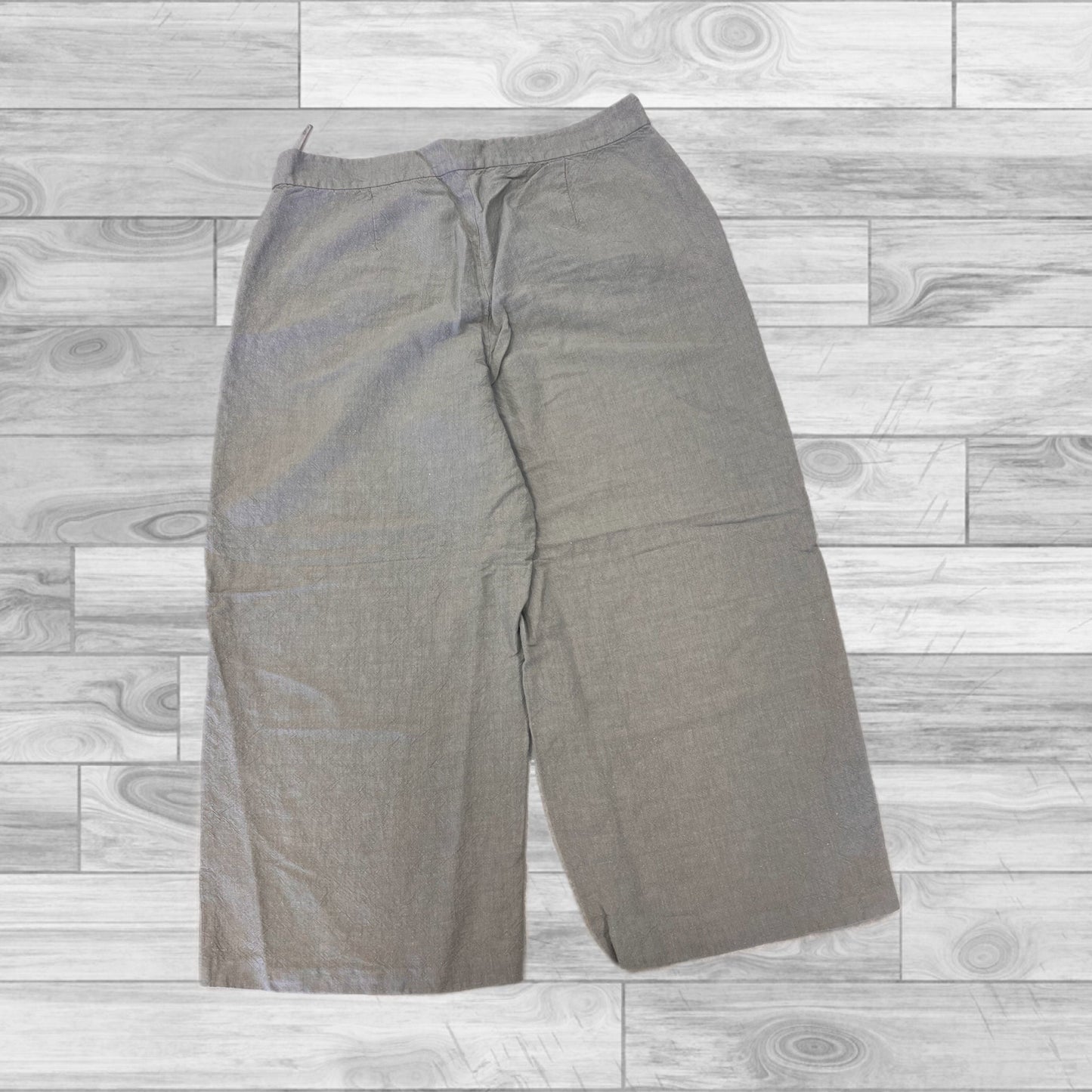 Grey Pants Cropped Eileen Fisher, Size L