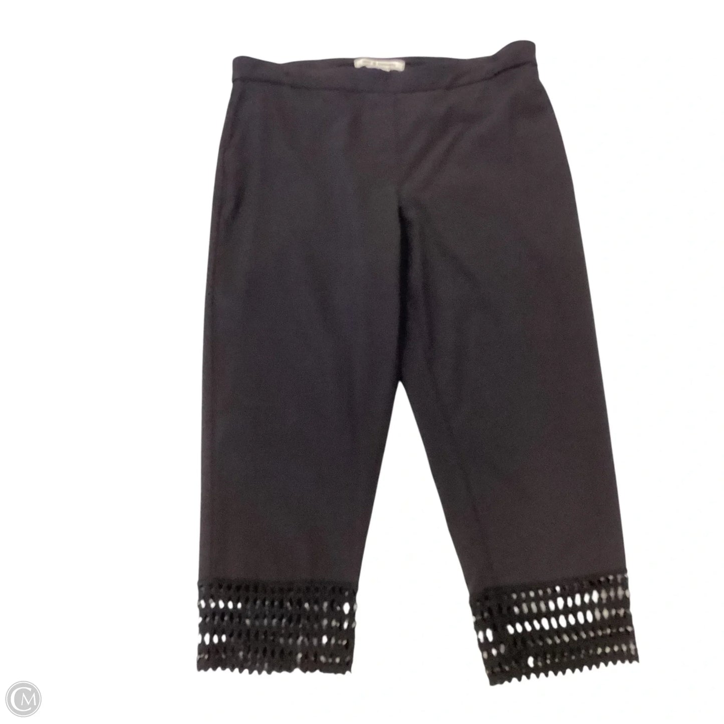Capris By Zac And Rachel In Black, Size: 12