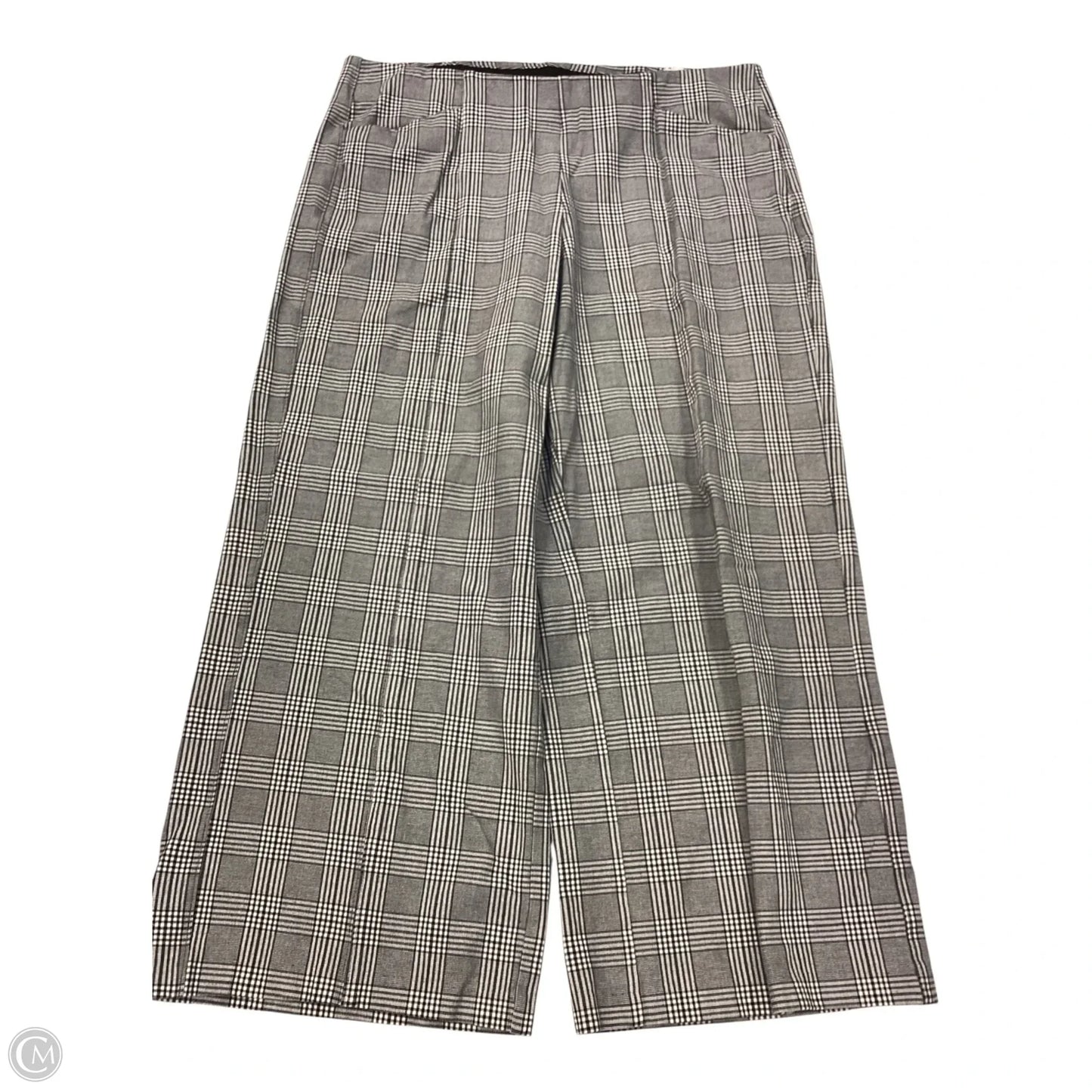 Pants Wide Leg By Old Navy In Plaid Pattern, Size: Xl