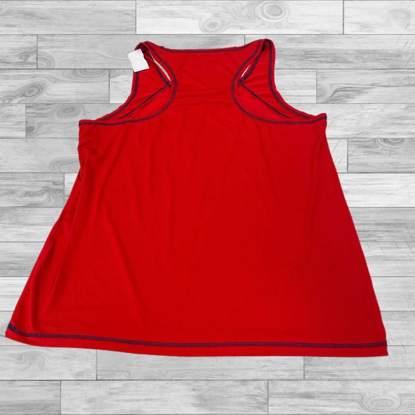 Athletic Tank Top By Clothes Mentor In Red, Size: Xxl