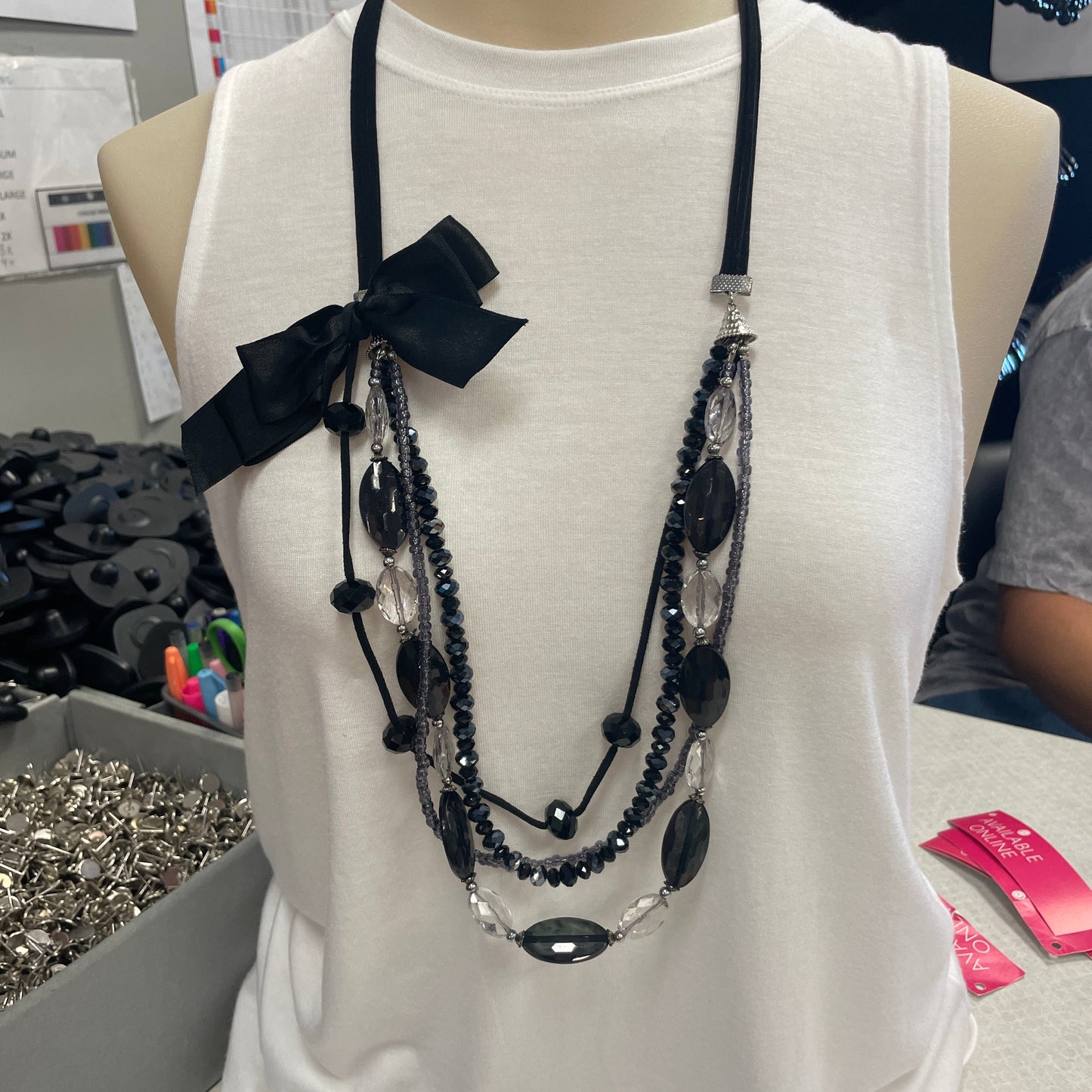 Necklace Layered By Clothes Mentor