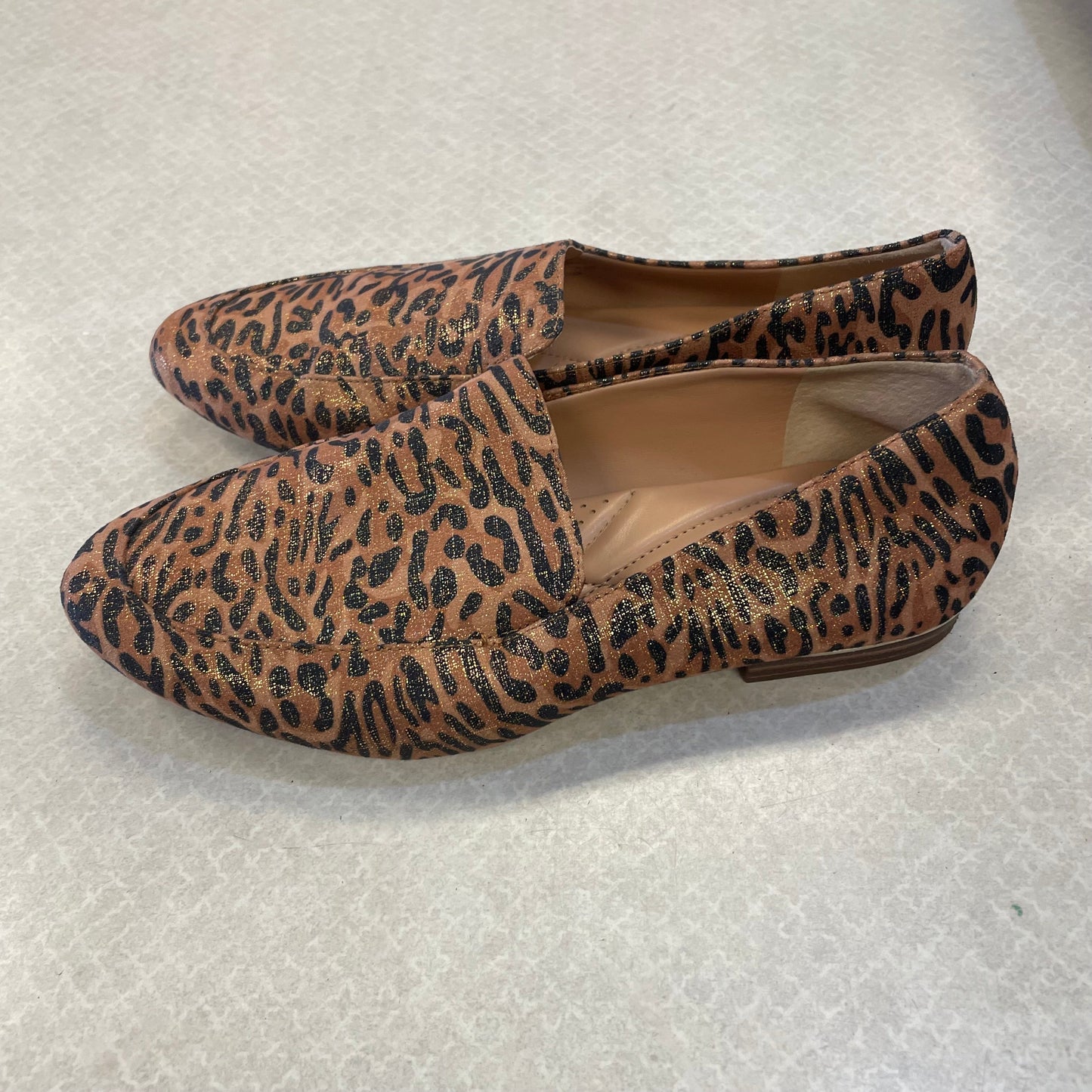 Shoes Flats By Alex Marie In Animal Print, Size: 8.5