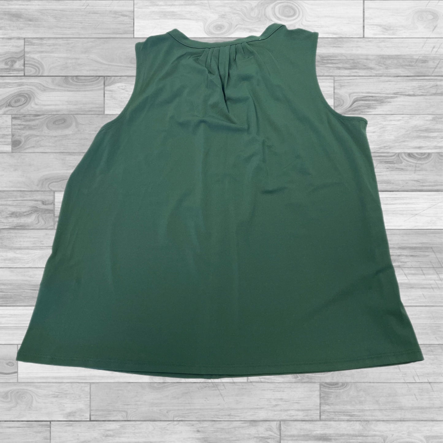 Top Sleeveless By H&m In Green, Size: M