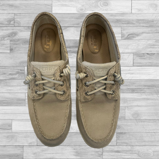 Shoes Sneakers By Sperry In Tan, Size: 8