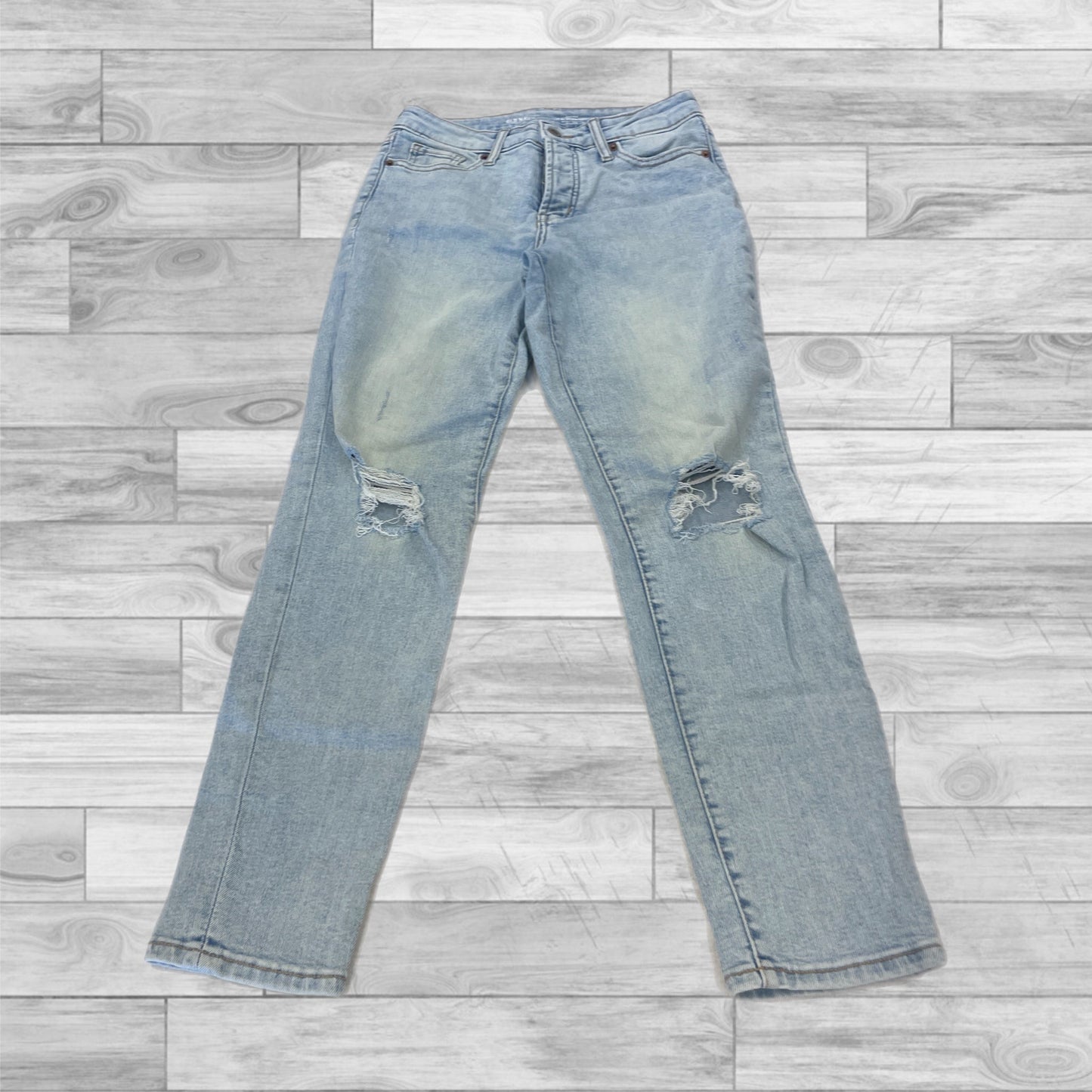 Jeans Straight By Old Navy In Blue Denim, Size: 2