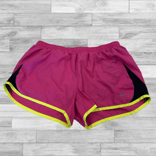 Athletic Shorts By Nike In Pink, Size: L