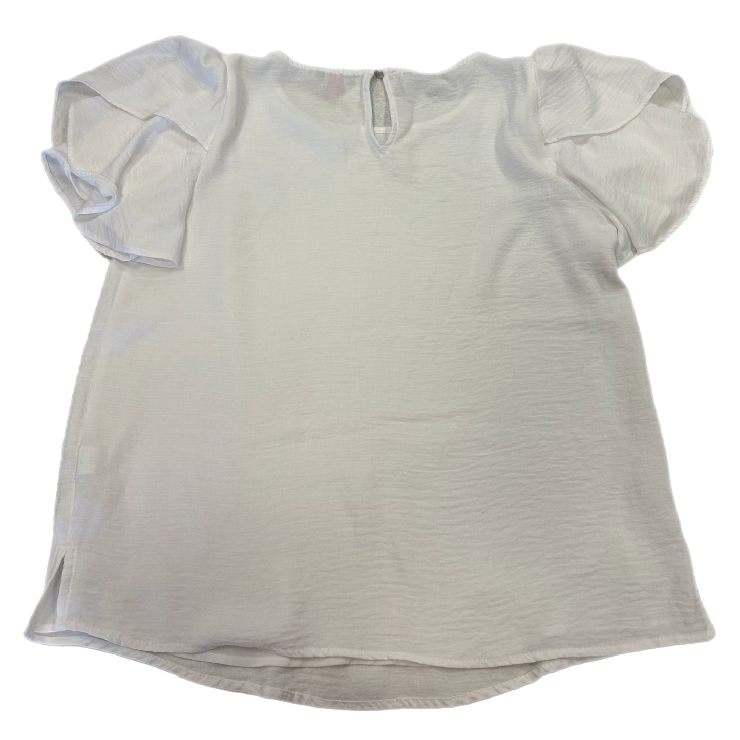 Top Short Sleeve By Vince Camuto In White, Size: S