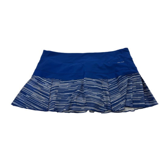 Athletic Skort By Nike In Blue, Size: L