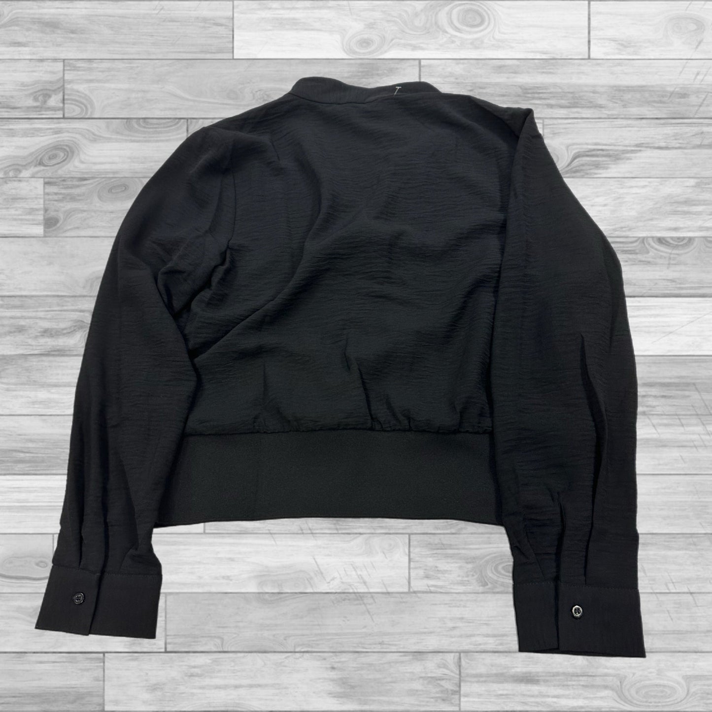 Top Long Sleeve By Calvin Klein In Black, Size: M