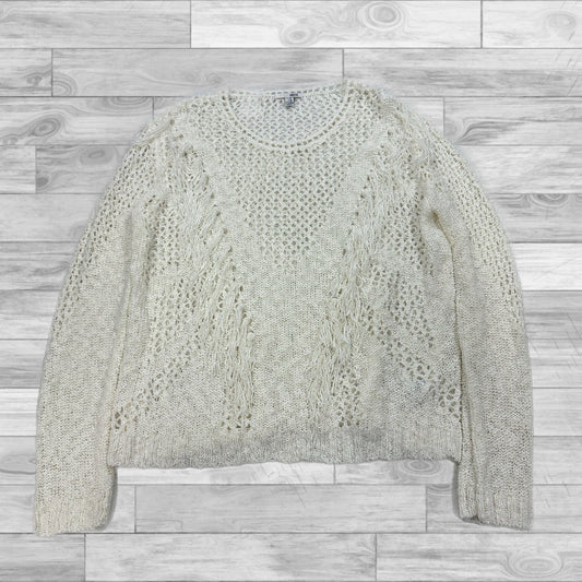 Sweater By Clothes Mentor In White, Size: M