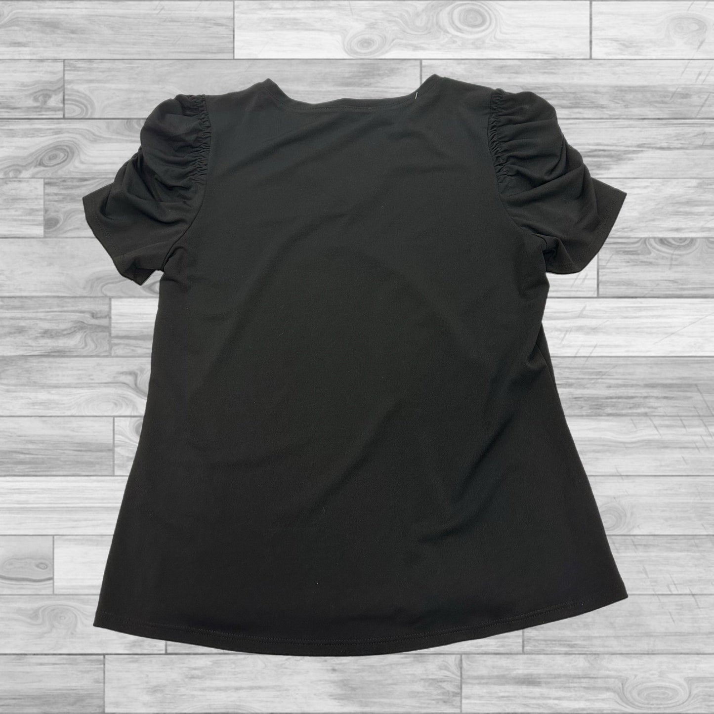 Top Short Sleeve By Philosophy In Black, Size: M