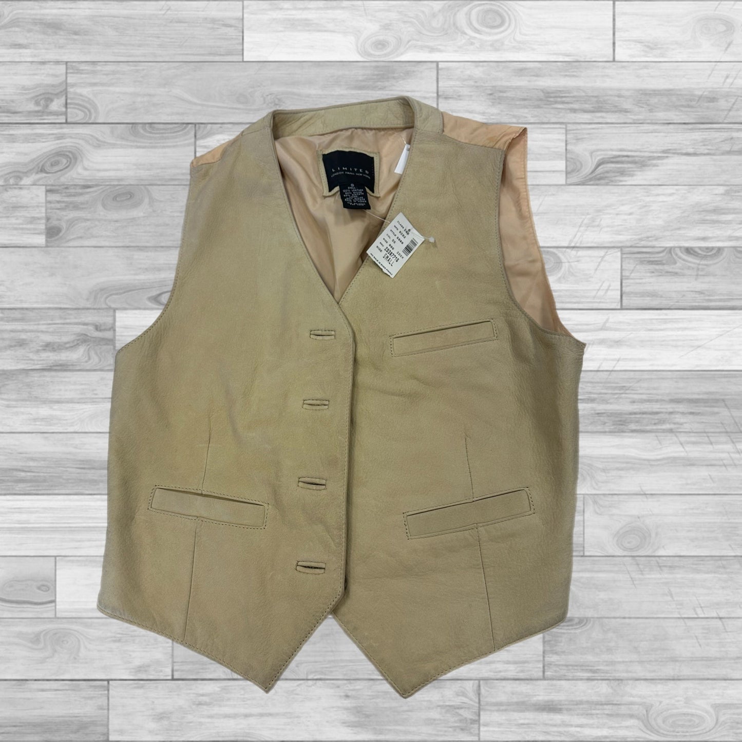 Vest Other By Limited In Tan, Size: S