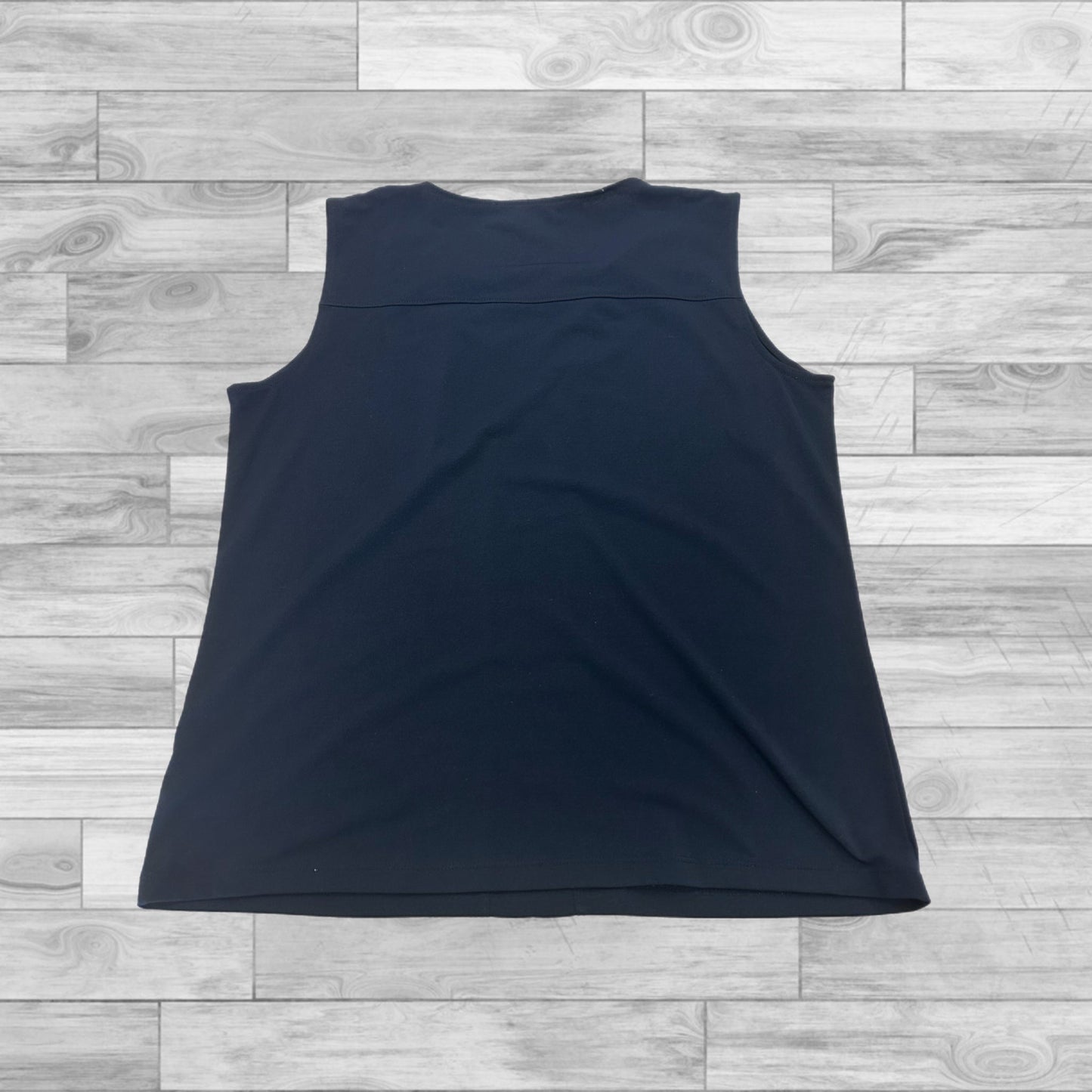 Top Sleeveless By Jones New York In Navy, Size: L