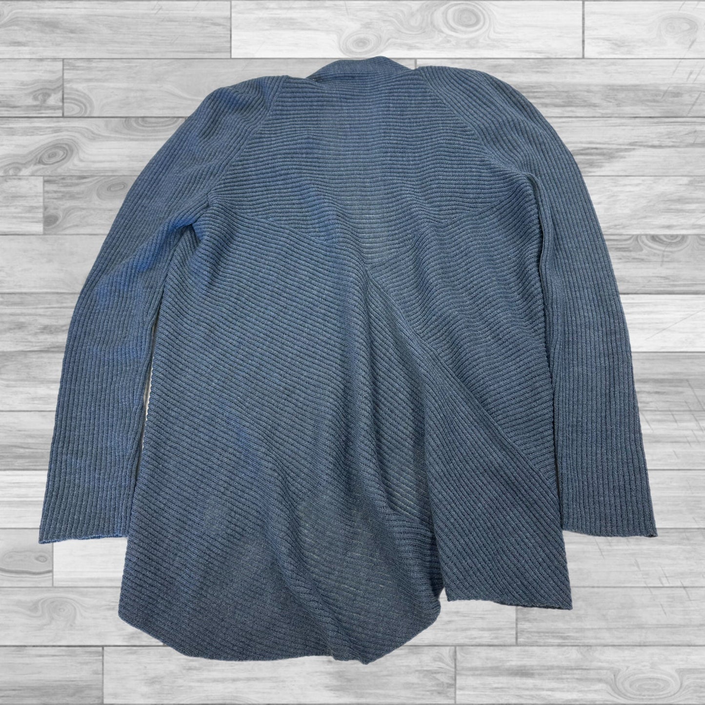 Sweater Cardigan By Eileen Fisher In Blue, Size: M